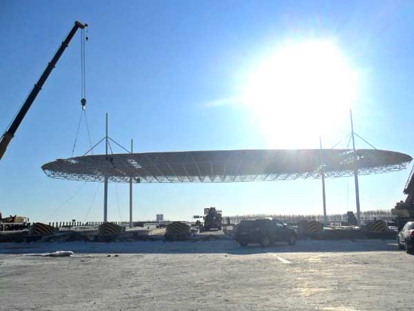 当阳加油站网架案例